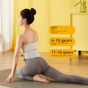 글로벌 메인 제조사 TOHACHI 직공급: 6가지 모드 & 16단계 코어 트레이닝! K-웰니스 최적화 무선 요추 마사지 벨트 (한국 맞춤형 납품 지원)